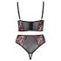 Cottelli Plus Size – Set sutien (roșu)