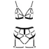 Cottelli - set hamuri pentru corp 2 piese - negru - L