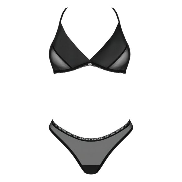 Obsessive - set lenjerie sutien - dantelă neagră