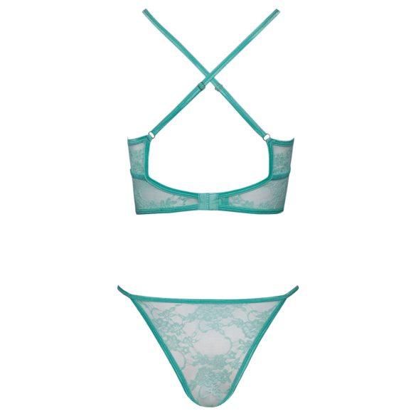 Cottelli - set lenjerie sexy cu dantelă - verde