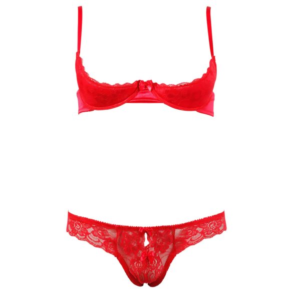 Cottelli - Set lenjerie erotică cu sutien push-up - 85B/L