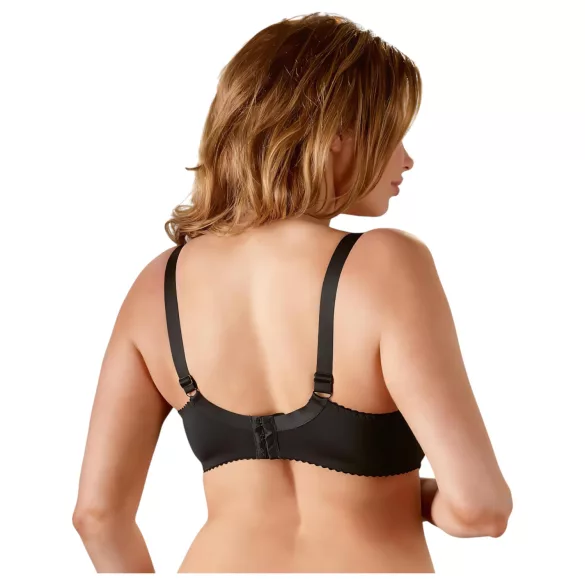 Cottelli Plus Size - sutien ridicător de sâni - negru