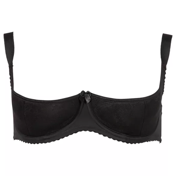 Cottelli Plus Size - sutien ridicător de sâni - negru
