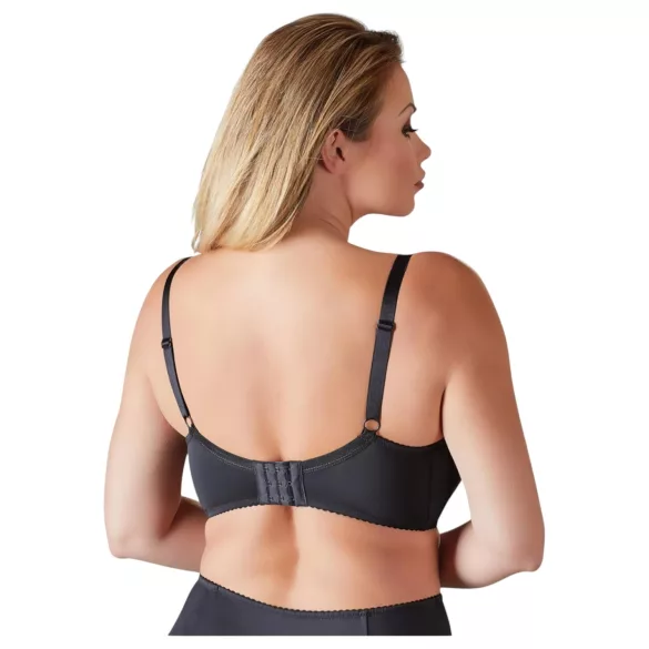 Cottelli Plus Size - sutien tip balconette cu întărituri - negru - 85E