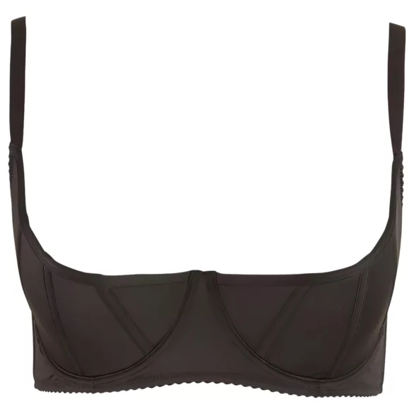 Cottelli Plus Size - sutien tip balconette cu întărituri - negru - 85E