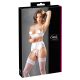 Cottelli - set ridicare bust cu dantelă și șireturi (alb) - 80B/M