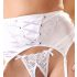 Cottelli - set ridicare bust cu dantelă și șireturi (alb) - 85B/L