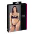 Cottelli - sutien cu inele și tanga negru seducător - 85B/L