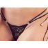 Cottelli - sutien cu inele și tanga negru seducător - 85B/L