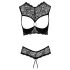 Cottelli - set sutien deschis (negru) - 85B/L