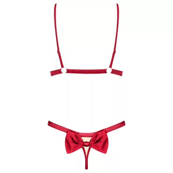 Obsessive - set lenjerie sexy - model Rubinesa - roșu - L/XL
