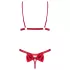 Obsessive - set lenjerie sexy - model Rubinesa - roșu - L/XL