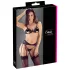 Cottelli - set lenjerie intimă deschisă - dantelă neagră - M