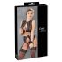 Cottelli Bondage - set lenjerie sexy cu dantelă 4 piese - L