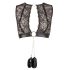 Cottelli Bondage - set lenjerie sexy cu dantelă 4 piese - L