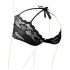 Cottelli - Bikini franțuzesc din dantelă neagră, seducător și elegant! - L