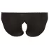 Cottelli Plus Size - chiloți din dantelă, deschiși (negru) - 2XL