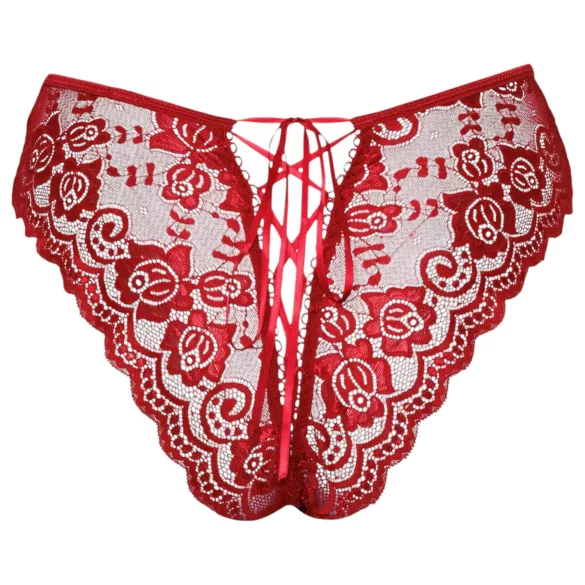 Cottelli - chiloți tanga deschiși - dantelă roșie