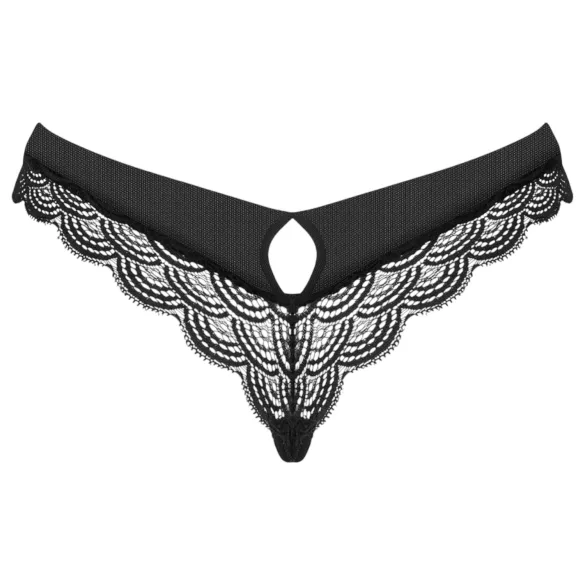 Obsessive - tanga sexy femei - dantelă neagră - XL/XXL