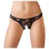 Cottelli - Tanga sexy din dantelă - negru - M