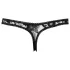 Cottelli - Tanga sexy din dantelă - negru - L