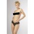 Cottelli - Tanga din dantelă cu perle (negru) - XL