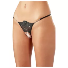 Cottelli - floare strălucitoare - tanga deschisă - M/L