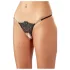 Cottelli - tanga deschisă - design floral strălucitor - M/L