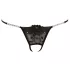Cottelli - tanga deschisă - design floral strălucitor - M/L