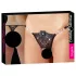 Cottelli - tanga deschisă - design floral strălucitor - M/L