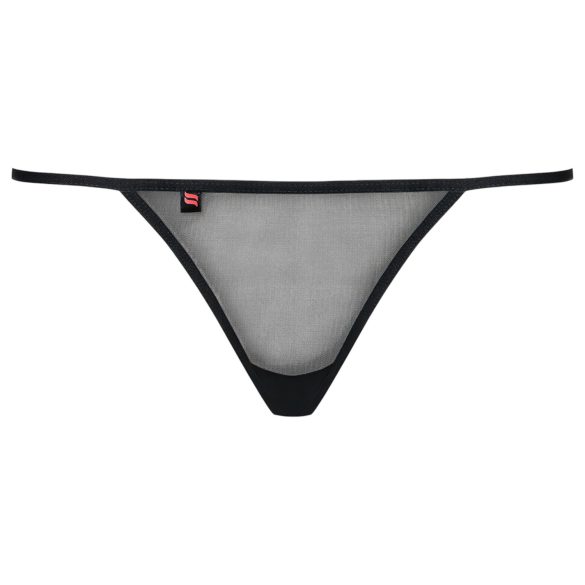 Obsessive - tanga sexy cu model lalea - negru