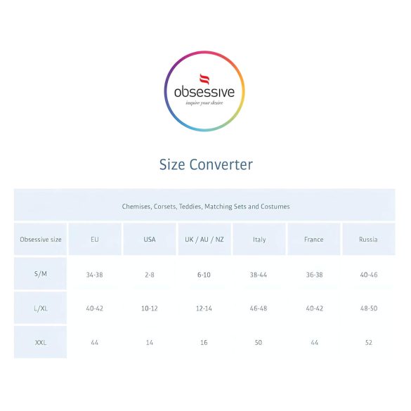 Obsessive - tanga sexy cu model lalea - negru