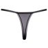 Cottelli - tanga luxos liliac brodat (negru-alb) - M/L
