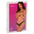 Obsessive - tanga deschisă sexy - dantelă neagră - XL/XXL