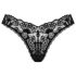 Tanga dantelată Donna Dream - Obsessive (neagră)