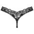 Tanga dantelată Donna Dream - Obsessive (neagră)
