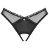 Obsessive - tanga deschisă - dantelă neagră - M/L