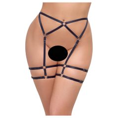 Cottelli - chilot tanga subțire - negru - L/XL