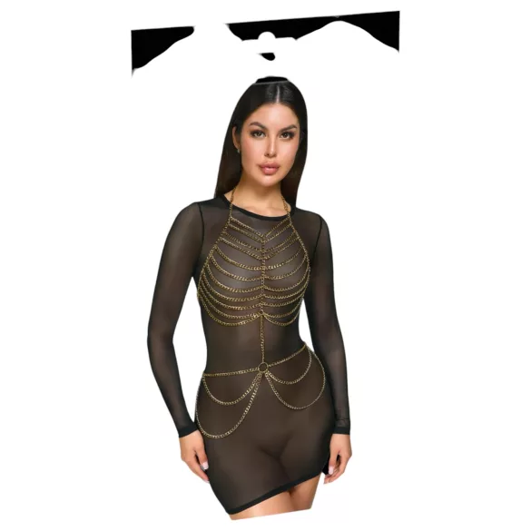 Cottelli - Harness cu lanțuri - auriu