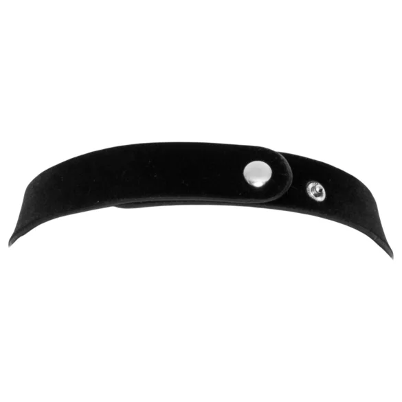 Cottelli - choker cu inimă - negru