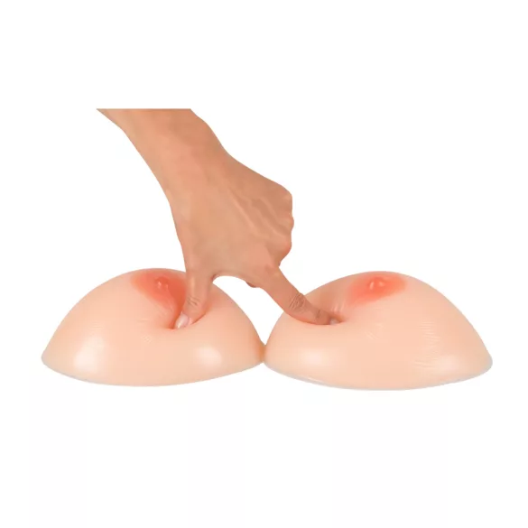 Cottelli - inserții push-up din silicon cu sfârcuri - 2x600g