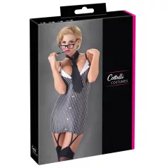 Cottelli - costum de secretară în dungi - XL