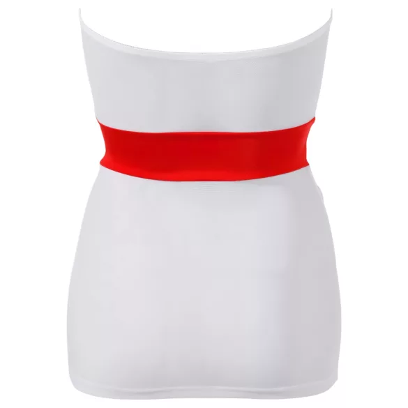 Cottelli - Costum asistentă sexy cu portjartier - L
