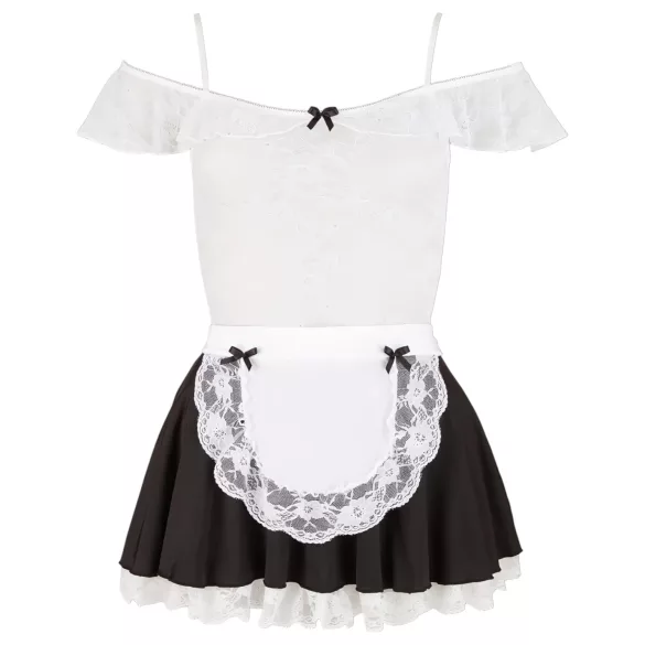 Cottelli - Costum de menajeră sexy din dantelă