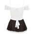 Cottelli - Costum sexy de cameristă dantelată - M