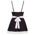 Cottelli - Rochie & șorț de menajeră (negru-alb) - XL