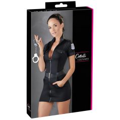 Cottelli Police - costum sexy polițistă (negru) - XL