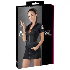   Cottelli - costum polițistă sexy - rochie scurtă - negru - XL