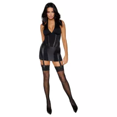 Cottelli - rochie de domină cu bici (negru)