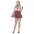 Cottelli - costum sexy școlăriță - roșu alb - XL